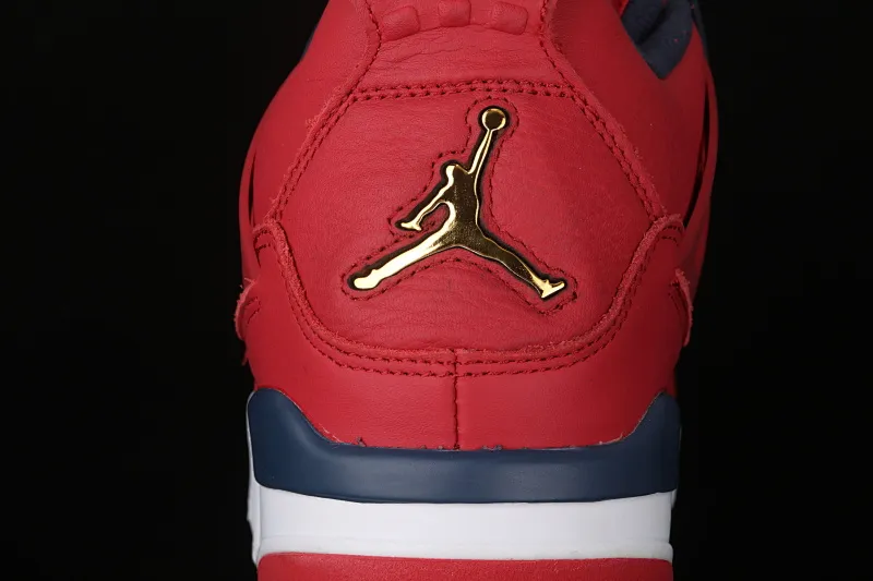 All categories Air Jordan Jordan series basketball shoes Air Jordan 4 Air Jordan 4 SE "FIBA" AJ4 Joe 4 World Cup League full head layer bright red basketball shoes CL1184-617